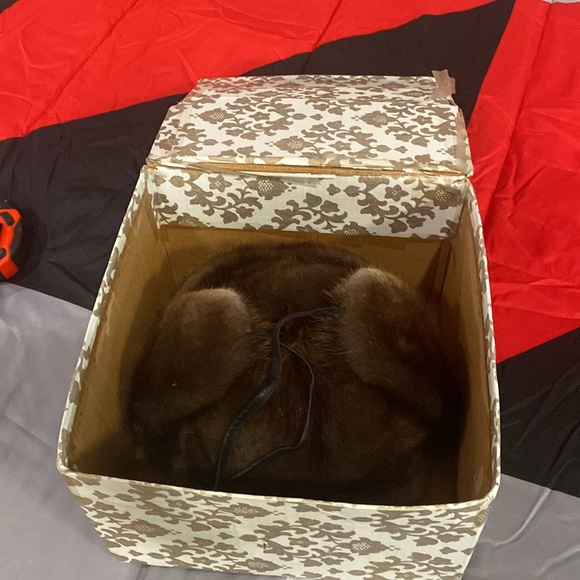 Womens mink fur cap vintage 70’s - Picture 8 of 8